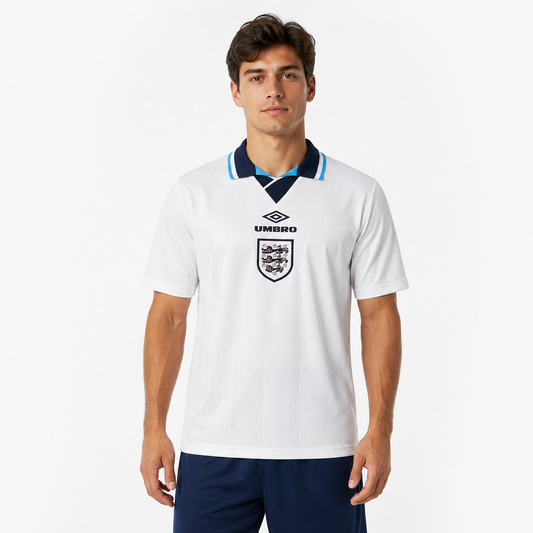 England 1996 European Championship Home Retro Shirt