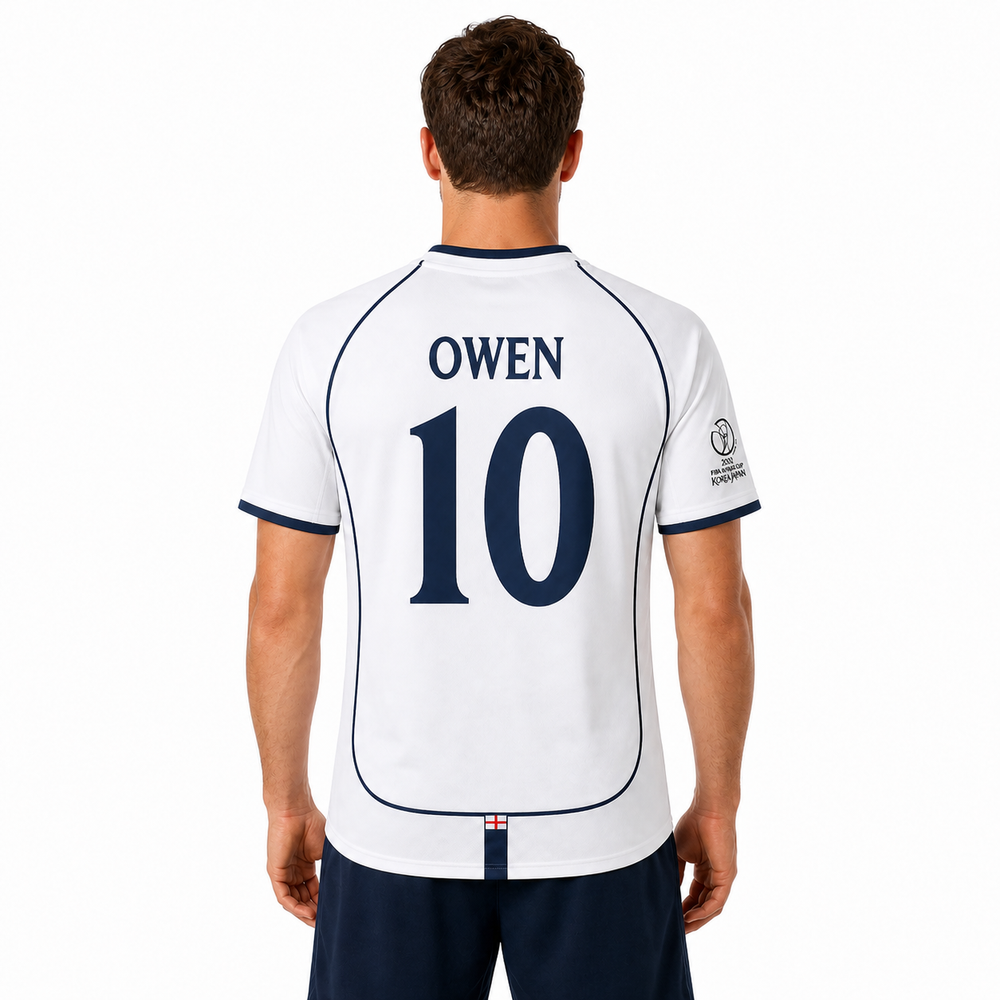 England 2002 World Cup Home Retro Football Shirt