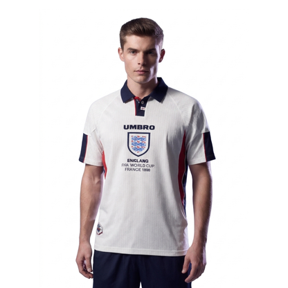 England 1998 Home Retro Football Shirt