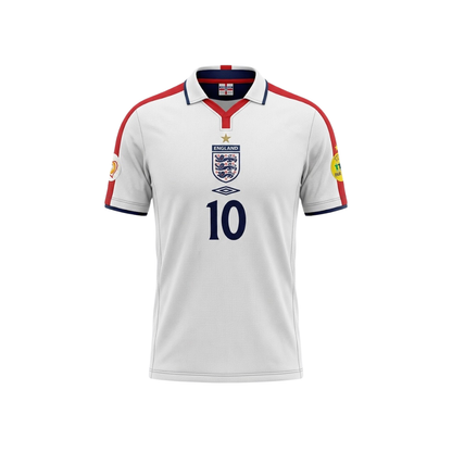England 2004 Home Retro Football Shirt