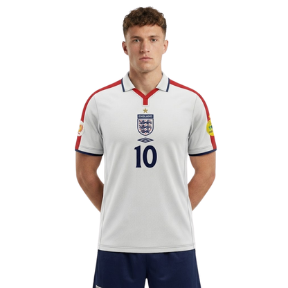England 2004 Home Retro Football Shirt