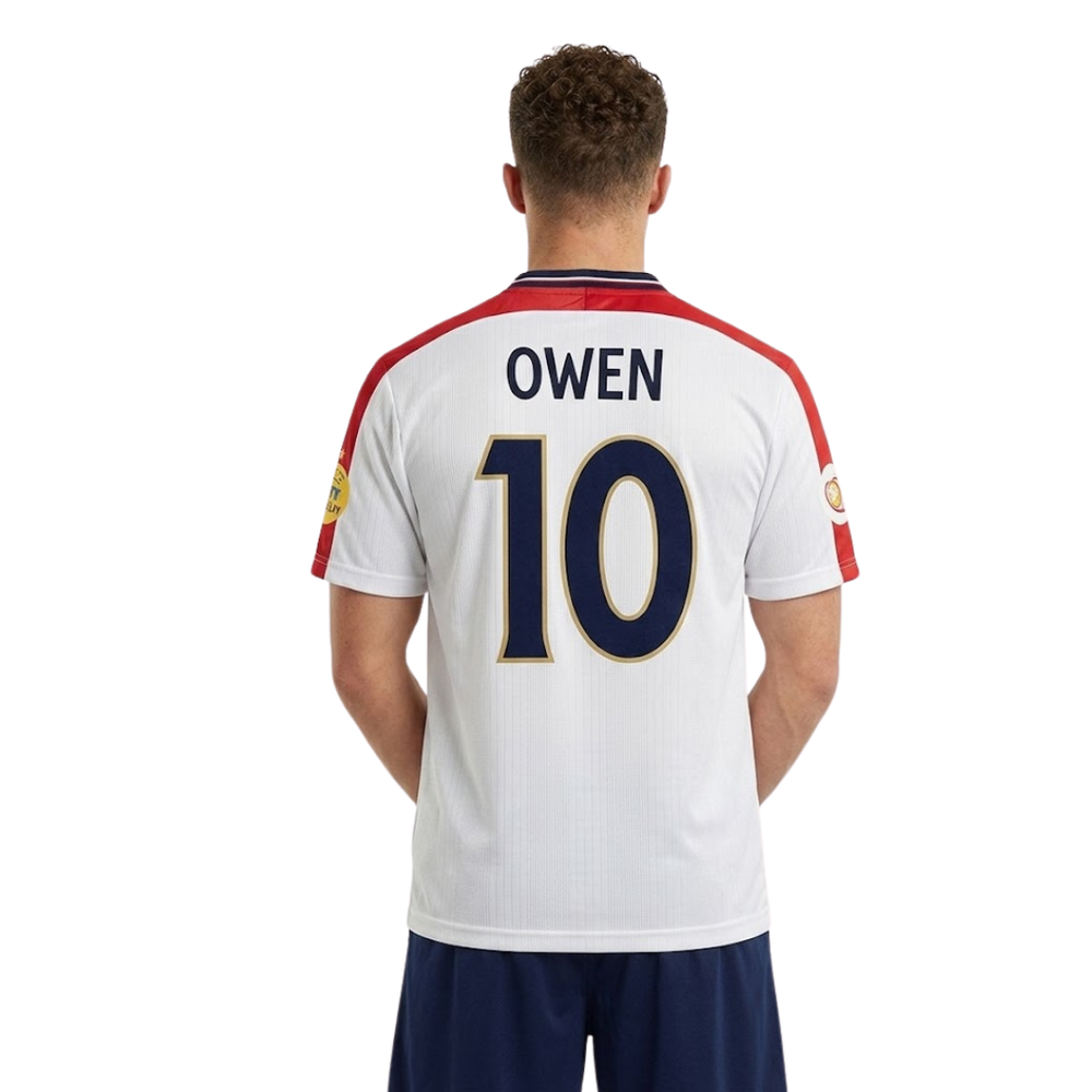 England 2004 Home Retro Football Shirt