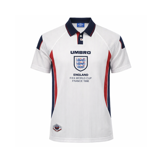 England 1998 Home Retro Football Shirt