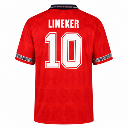 England 1990 Red Away World Cup Italy