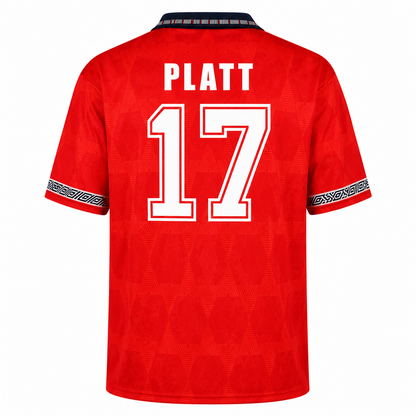 England 1990 Red Away World Cup Italy