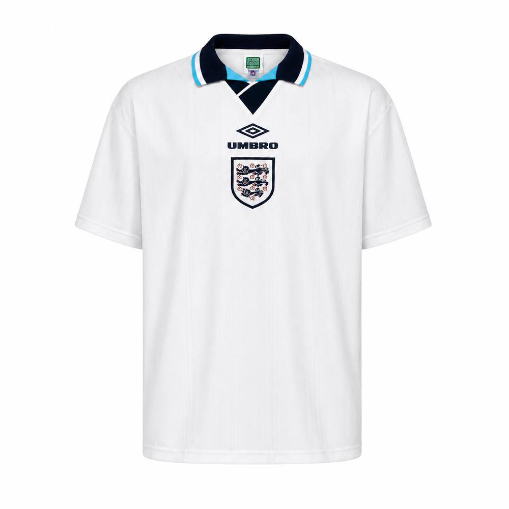 England 1996 European Championship Home Retro Shirt