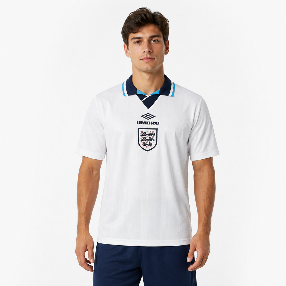England 1996 European Championship Home Retro Shirt