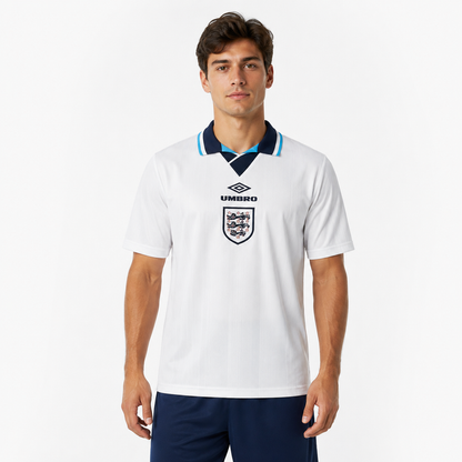 England 1996 European Championship Home Retro Shirt