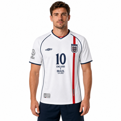 England 2002 World Cup Home Retro Football Shirt